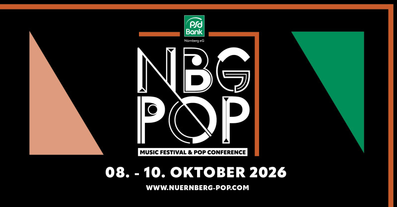 Nbg Pop findet vom 8. bis 10. Oktober statt
